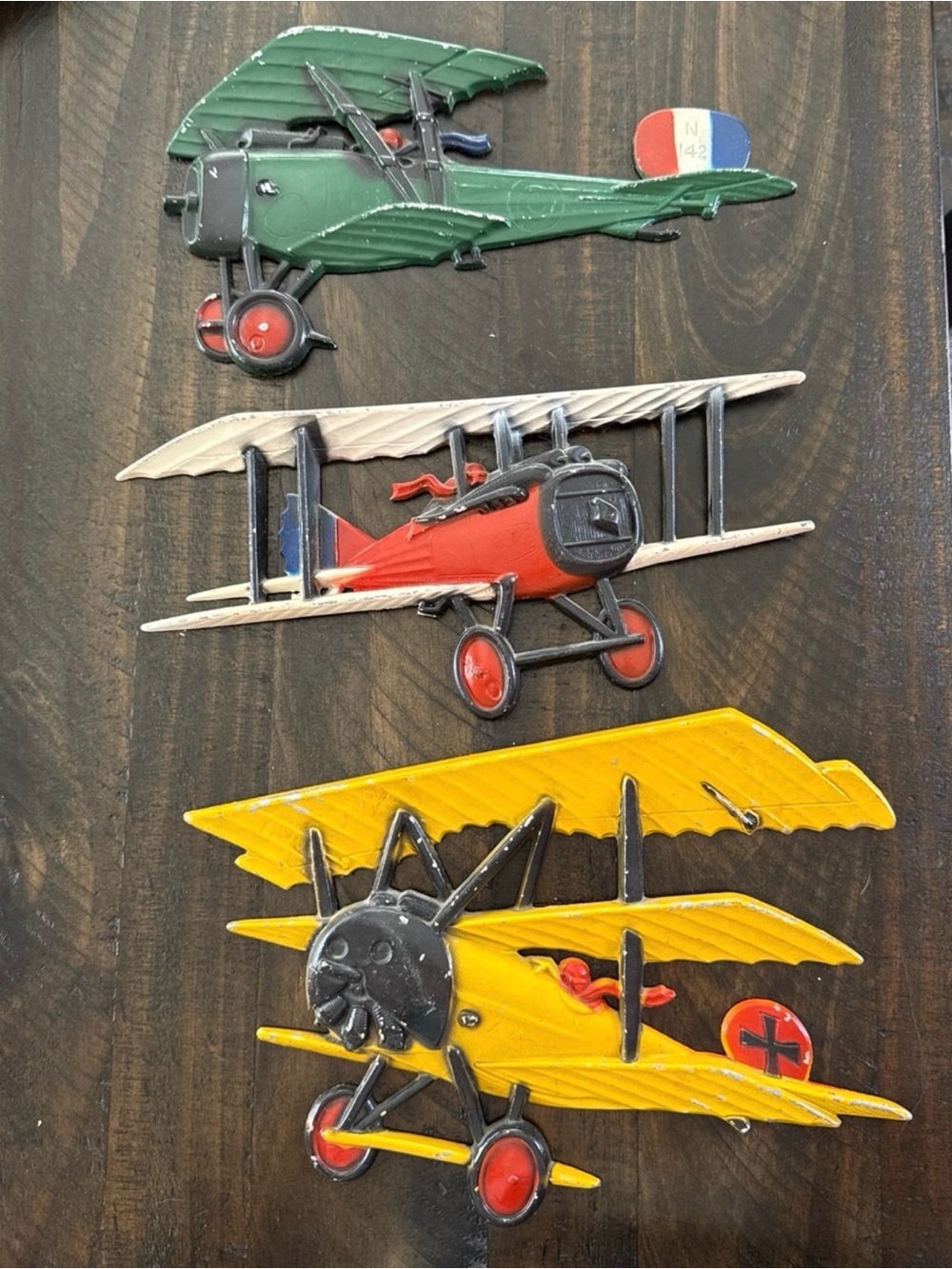 Set of 3 Vintage Homeco Airplanes